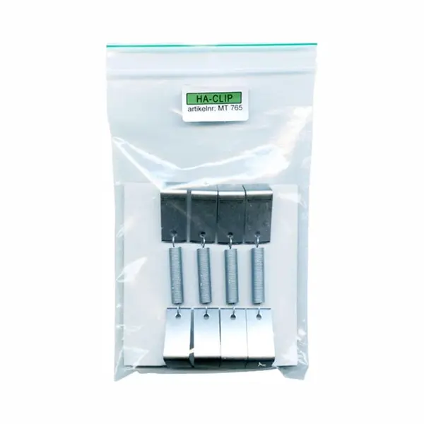 Kentekenplaat Klemmen Clips - Metaal - 4 Stuks - Voor Alle Kentekenplaten thumbnail
