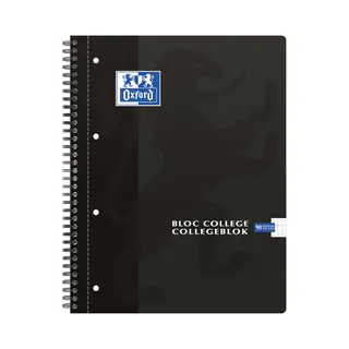 Oxford 400075533 schrijfblok & schrift A4 Zwart