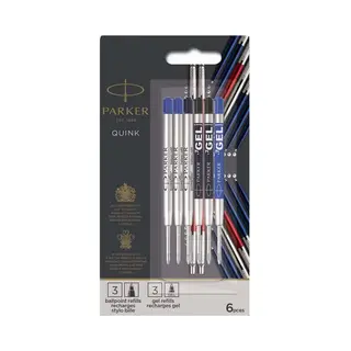 Parker Jotter London Discovery-pakket Bestaande Uit Navullingen Voor Balpen En Gelpen, 3 Quinkflow-navullingen Voor Uw Balpen En 3 Quink
