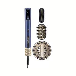 BaByliss P1334E - 4-in-1 Wet To Dry Air Wand Föhn - Supersnel Drogen 123 Km/h - Midnight Blue