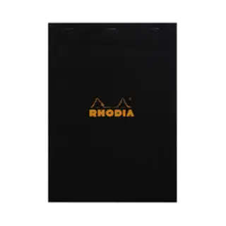 Rhodia 182009C Schreibnotizbuch A4 80 Blatt Schwarz