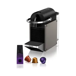 Krups Pixie Koffiemachine, titan XN306T10