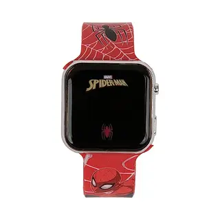 Accutime, Armbanduhr, Spider Man, Rot, Schwarz, (Digitaluhr)