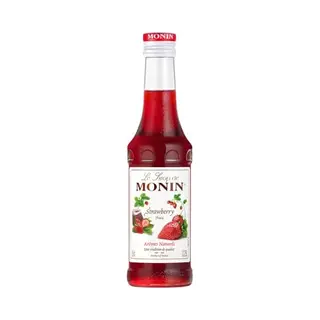Monin Strawberry Syrup 25cl Bottle - Strawberry Cocktail Syrup Flavouring For Cocktails And Drinks