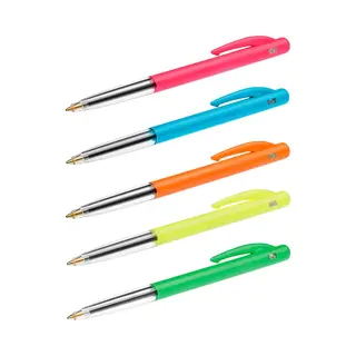 Bic 951490 Kugelschreiber Blauer Clip-on ausziehbarer Kugelschreiber Medium 10 Stück(e)