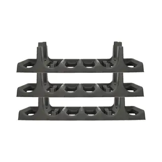 Eda Flaschenregal-Set, Für 6 Flaschen Pro Lage, Anthrazit