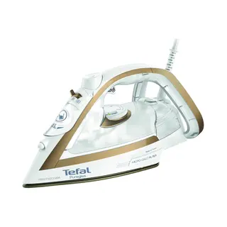 Tefal Puregliss FV8042 Trocken- & Dampfbügeleisen Durilium AirGlide Autoclean soleplate 3000 W Bronze, Weiß