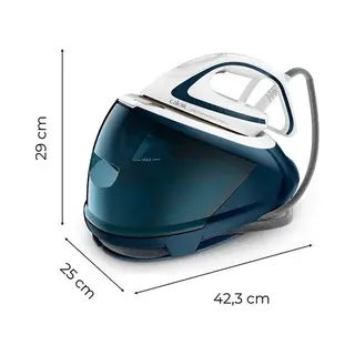 Calor GV9558C0 stoomstrijkijzer station 1,9 l Durilium AirGlide Autoclean soleplate Blauw, Wit