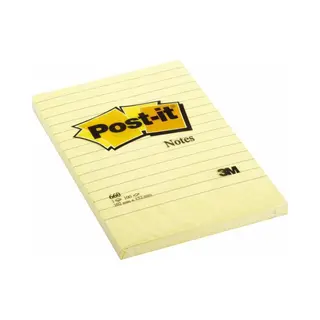 Post-It 660M etiket Geel 6 stuk(s)
