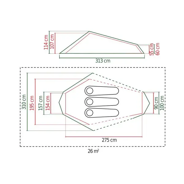 Coleman, Zelt, (Tunnelzelt, 3.30 kg, 3 Personen) thumbnail