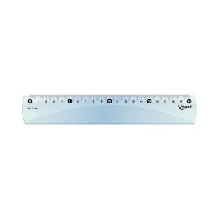 Maped M146112 - Lineal 20 Cm, Essentials 146, Mit Schutzhülle, 1 Stück