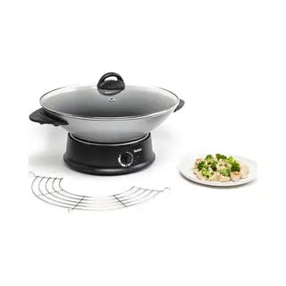 Tefal Multiwok WO3000 Silber 1200 W
