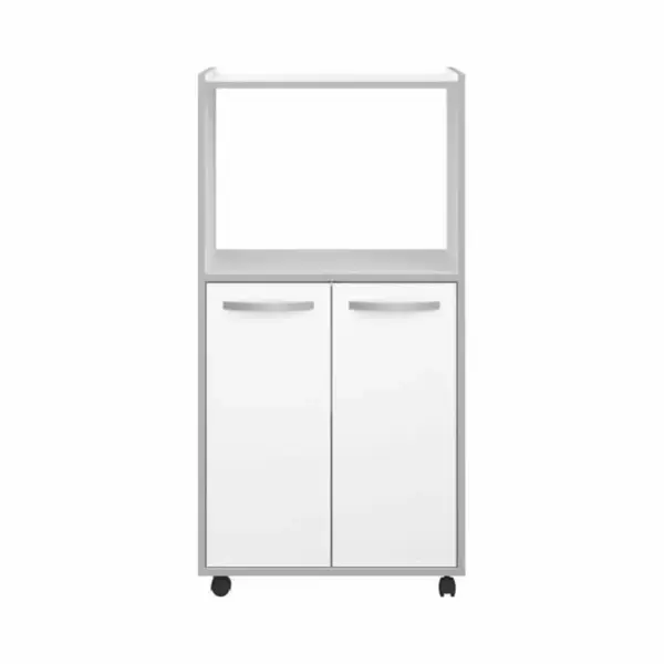 Parisot Microgolfkast Easy 60cm, 2 Deuren - Wit/grijs thumbnail
