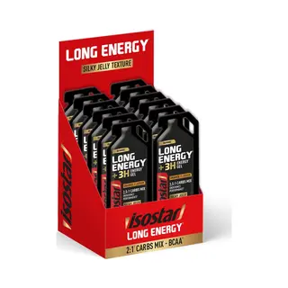 Isostar Long Energy 3H+ - Gel - Orange - 12 X 40 Gr