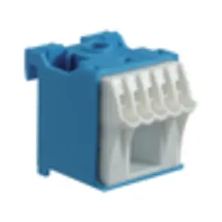Hager KN06N Anschlussblock Blau, Weiß
