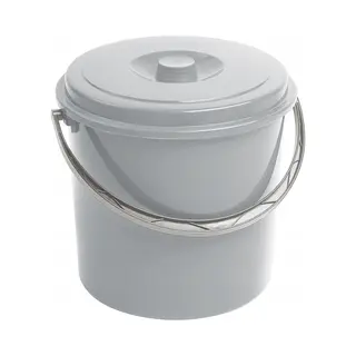 Curver Mülleimer 12l Eimer Mit Deckel Und Henkel, Komfortabler Griff