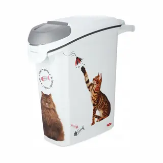 Curver Futtertonne 10KG /23L Katze Box Tonne Futtereimer Petlife Futter Container