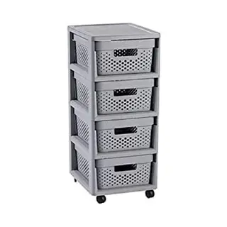 Curver Regal Infinity mit 4 Schubladen