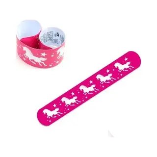Anouk Michaela Klaparmband Eenhoorn | Unicorns | Fel Roze