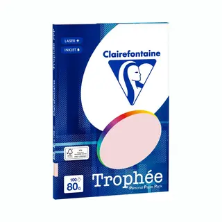 10 X Clairefontaine Kopierpapier Trophee A4 80g/qm 100 Blatt Farbig So