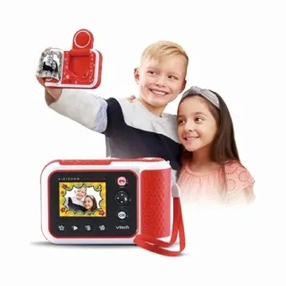 VTech KidiZoom Print Cam - Instant Kids Camera With Print Function, Selfie And Video Function, Effects, Games And Much More - For Children Aged 4-12