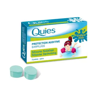 Quies 5696791 oordopjes Herbruikbare oordop Groen 6 stuk(s)
