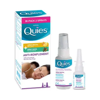 Quies Bi-Pack Gegen Schnarchen | 15 + 70 Ml