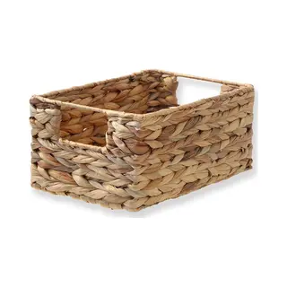 Calicosy - Mand Met Waterhyacint Met Een Metalen Structuur 28x19x13cm
