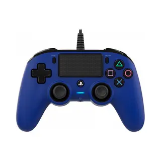 Nacon PS4OFCPADBLUE Gaming-Controller Blau Usb Gamepad Analog / Digital Pc, PlayStation 4