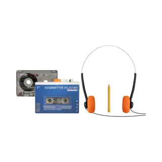 Bigben Bluetooth 5.4 Kassettenspieler, Bt, Recorder, Auto-Reverse, Wiederaufladbar, Usb-C, Komplettpaket 4-in-1 Mit 3, 5 Mm Kopfhörer, K7 Und