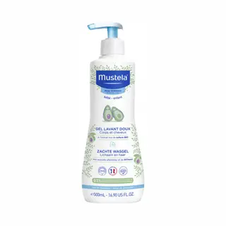 Mustela Sanftes Reinigungsgel Für Körper Und Haare, Normale Haut, 500 Ml
