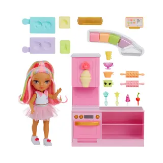 MGA Entertainment Rainbow High Little Dessert Shop with Kandy Playset
