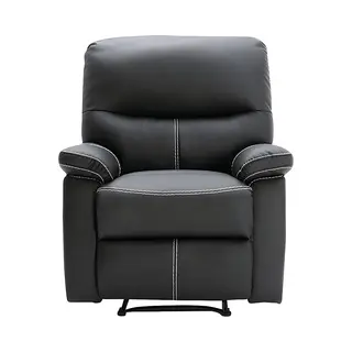 Vente-unique Relaxsessel - Kunstleder - Schwarz - Canby