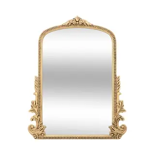 Atmosphera Createur D'interieur Atmosphera – Victoria Gold-Formspiegel, Barockstil, 51 X 41 Cm – Für Wohnzimmer, Flur, Schlafzimmer