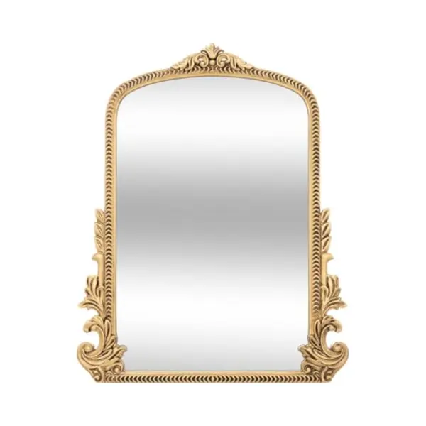 Atmosphera Createur D'interieur Atmosphera – Victoria Gold-Formspiegel, Barockstil, 51 X 41 Cm – Für Wohnzimmer, Flur, Schlafzimmer thumbnail