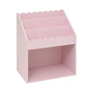 Atmosphera Kids Boekenkast Verticale Vakken Met Opbergvak - 48x32xH60cm - Lichtroze