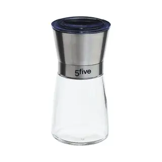 5five Mühle Glas+Edelstahl 13, 5cm Spender