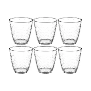Secret De Gourmet Waterglazen Rome -set 6x - 250 Ml - Deco Glas - Drinkglazen - Deco Glas