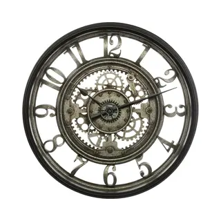 Atmosphera Wanduhr Meca Im Loft-stil, Ø 51 Cm, Grau