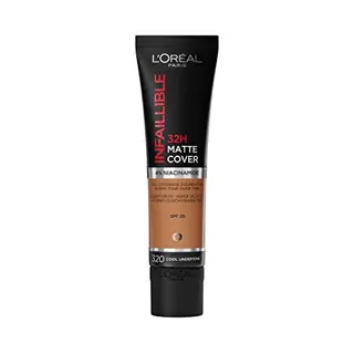 Debenhams Infaillible 32H Matte Cover Liquid Foundation In Toffee