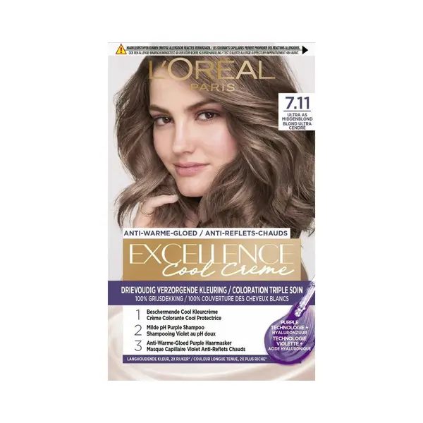 L'Oréal Paris, Haarkleur, Exzellenz Koel Ultra Asblond (Excellence Koel Ultra Asblond) thumbnail