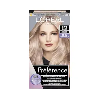 L'Oréal Paris L’Oréal Paris Préférence Cool Blondes 8.12 Alaska - Licht As Beigeblond - Permanente Haarverf