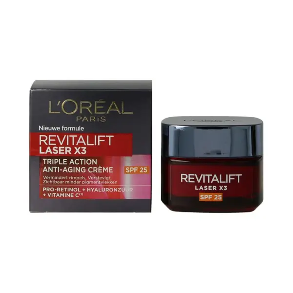 L'Oréal Revitalift Laser X3 Anti-Rimpel Dagcrème SPF25 50 Ml thumbnail