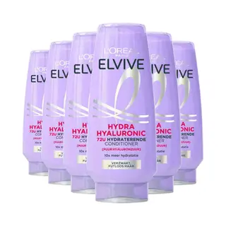 6x L'Oréal Elvive Hydra Hyaluronic Conditioner 200 Ml