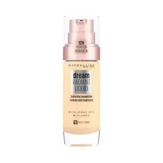 Maybelline New York - Dream Radiant Liquid - 10 Ivory - Foundation Geschikt Voor De Droge Huid Met Hyaluronzuur - 30 Ml