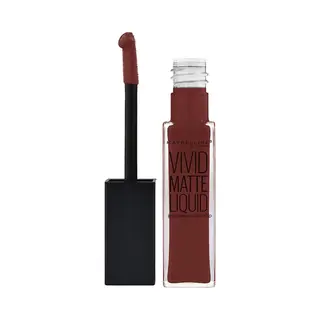 Maybelline Color Sensational Vivid Matte Liquid Lipstick, Number 37, Coffee Buzz