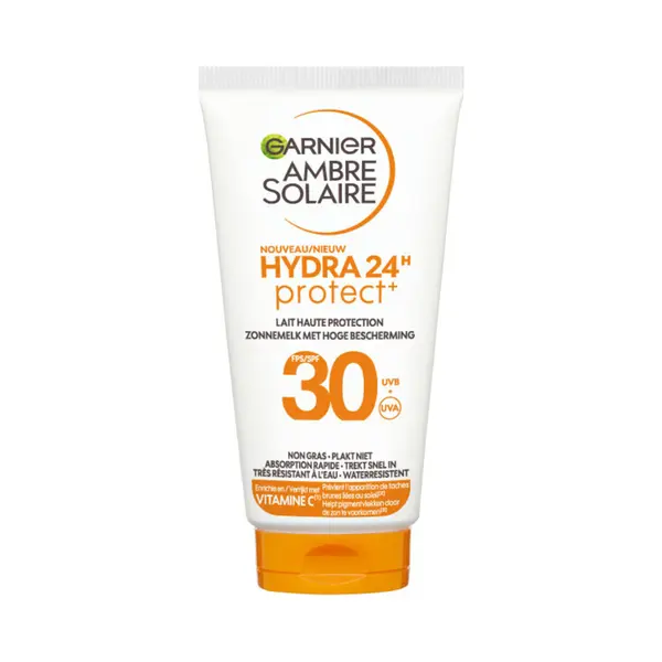 Garnier Ambre Solaire Hydra Protect 24H Schutzmilch Für Gesicht & Körper, Lsf 30, 50 Ml thumbnail