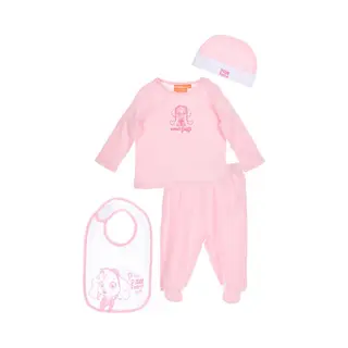 Baby Geschenkset - 4-delig - Paw Patrol - Roze - 3 Maanden (60 Cm)