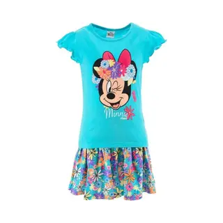 Disney Minnie Mouse Set - Shirt + Rok - Blauw - Maat 110/116 - Tot 6 Jaar