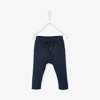 Vertbaudet Babybroek Uit Molton Voor Jongens Marine Grijs